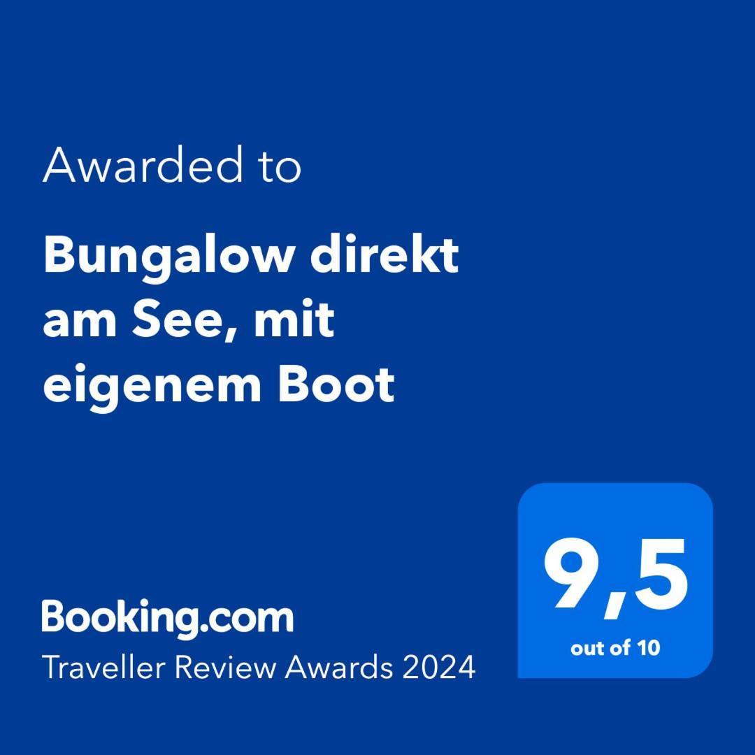Bungalow Direkt Am See, Mit Eigenem Boot Roding Εξωτερικό φωτογραφία